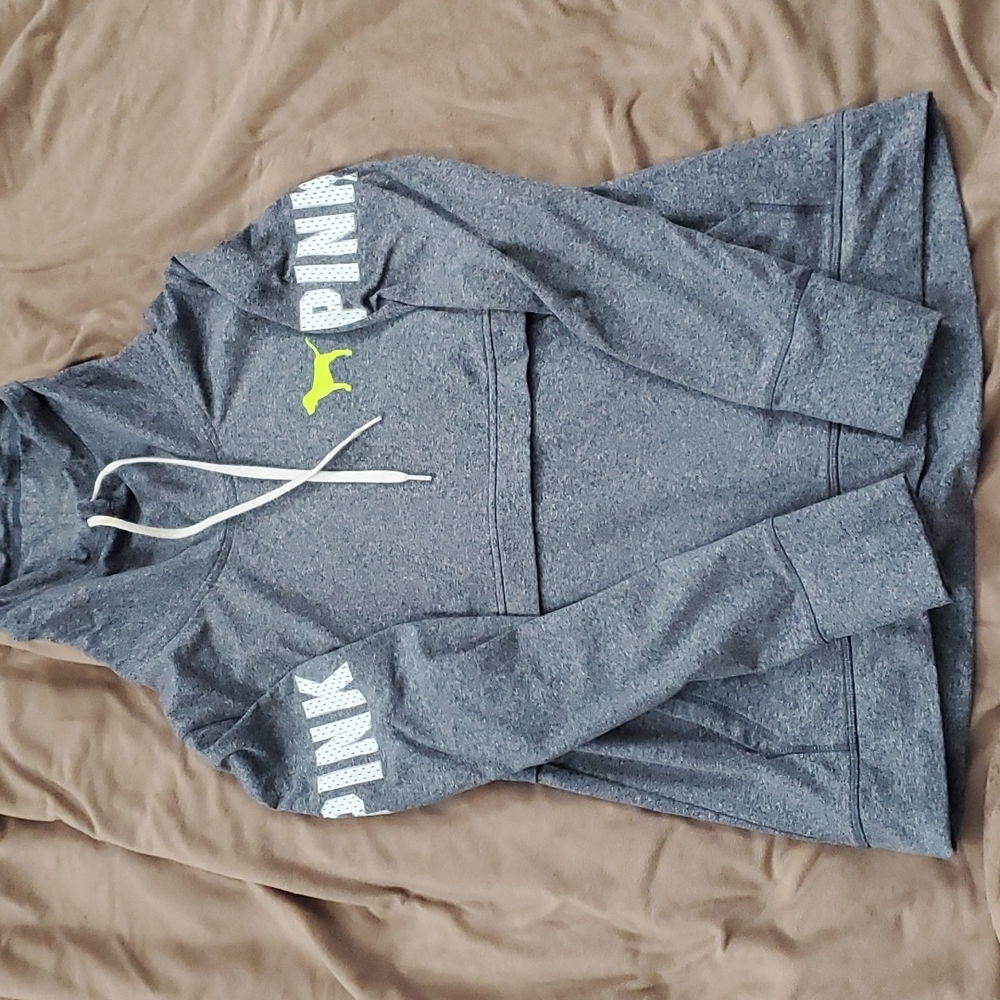 Vs pink ultimate turtle neck half zip